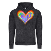 Vintage Black Watercolor Pride Heart Vintage Hoodie - Jasminsmagicworld