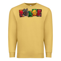 Antique Gold peace juneteenth Premium Sweatshirt - CowGirlArtShop