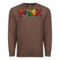 Chestnut peace juneteenth Premium Sweatshirt - CowGirlArtShop