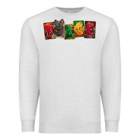 Oatmeal Heather peace juneteenth Premium Sweatshirt - CowGirlArtShop