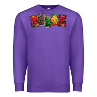 Purple peace juneteenth Premium Sweatshirt - CowGirlArtShop