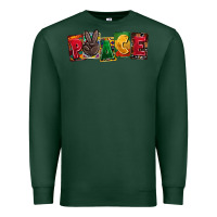 Sports Green peace juneteenth Premium Sweatshirt - CowGirlArtShop