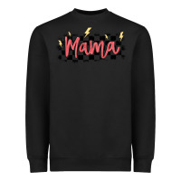 Black checkered mama Heavyweight Sweatshirt - MaliasSmallBusiness