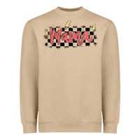 Checkered Mama Heavyweight Sweatshirt | Teevron