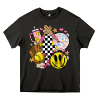 Asphalt retro softball Heavy Core Tee - JahusDesignShop