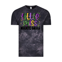 Cloud Black little miss mardi gras Vintage Tee - MaliasSmallBusiness