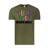 Vintage Olive little miss mardi gras Vintage Tee - MaliasSmallBusiness