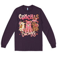 Plum conchas and cucuys mexican desert ghosts Long Sleeve Tee - MaliasSmallBusiness