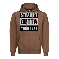 Chestnut Straight Outta Your Text Zipper Hoodie - Bettercallsaul
