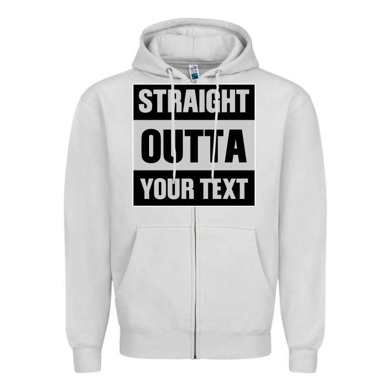 Straight Outta Your Text Zipper Hoodie by Bettercallsaul | Teevron