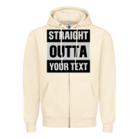 Sandshell Straight Outta Your Text Zipper Hoodie - Bettercallsaul