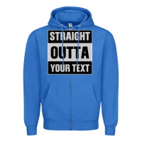True Royal Straight Outta Your Text Zipper Hoodie - Bettercallsaul