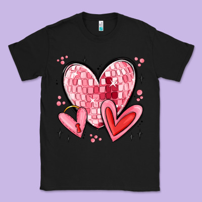 Valentines Hearts Classic Tee Designed By Maliassmallbusiness