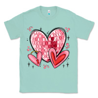 Seafoam valentines hearts Classic Tee - MaliasSmallBusiness