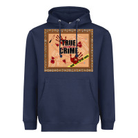 Navy true junkie crime Heavyweight Hoodie - TumblerDesignByShophia