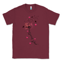 Burgundy just breathe Classic Tee - JahusDesignShop