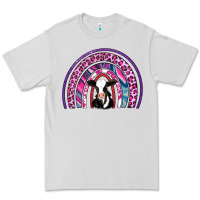 Dove Grey rainbow cow Premium Tee - AdoDesignShop