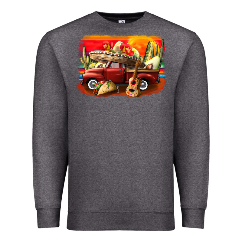 Mexican Cinco De Mayo Truck Premium Sweatshirt by CowGirlArtShop | Teevron