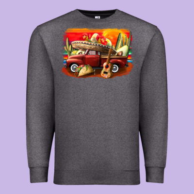 Mexican Cinco De Mayo Truck Premium Sweatshirt Designed By Cowgirlartshop