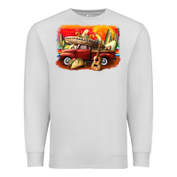 Dove Grey mexican cinco de mayo truck Premium Sweatshirt - CowGirlArtShop