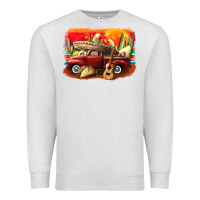 Oatmeal Heather mexican cinco de mayo truck Premium Sweatshirt - CowGirlArtShop