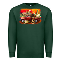 Sports Green mexican cinco de mayo truck Premium Sweatshirt - CowGirlArtShop