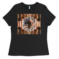 Black black lives matter Ladies Tee - HRA Design Shop