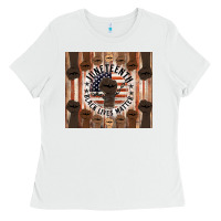 White black lives matter Ladies Tee - HRA Design Shop