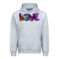 Heather Grey Western Love LGBTQ+ Urban Hoodie - BundleAndBundleShop