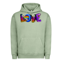 Pigment Oil Green Western Love LGBTQ+ Urban Hoodie - BundleAndBundleShop