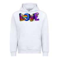 White Western Love LGBTQ+ Urban Hoodie - BundleAndBundleShop