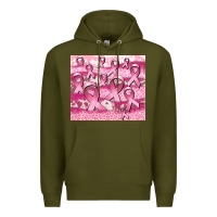 Army Green ribbon Premium Hoodie - CowGirlArtShop