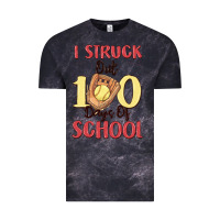 Cloud Black i struck out 100 days of school Vintage Tee - MaliasSmallBusiness