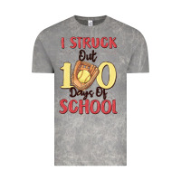 Cloud Rock i struck out 100 days of school Vintage Tee - MaliasSmallBusiness