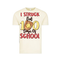 Vintage Arctic i struck out 100 days of school Vintage Tee - MaliasSmallBusiness
