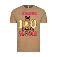 Vintage Coffee i struck out 100 days of school Vintage Tee - MaliasSmallBusiness