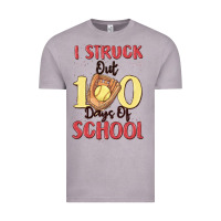 Vintage Zinc i struck out 100 days of school Vintage Tee - MaliasSmallBusiness