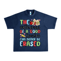 Navy the influence of a good teacher can never be  eras Urban Heavy Tee - MaliasSmallBusiness