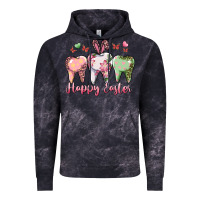 Cloud Black Happy Easter Dental Vintage Hoodie - RanaPortraitStore