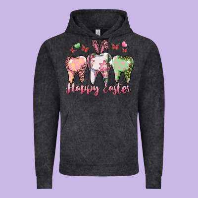 Happy Easter Dental Vintage Hoodie Designed By Ranaportraitstore