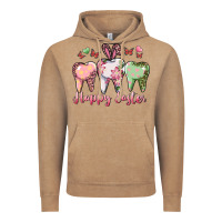 Vintage Coffee Happy Easter Dental Vintage Hoodie - RanaPortraitStore