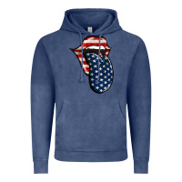 Vintage Denim America 4th Of July Tongue Vintage Hoodie - Jasminsmagicworld