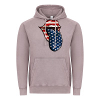 America 4th Of July Tongue Vintage Hoodie | Teevron