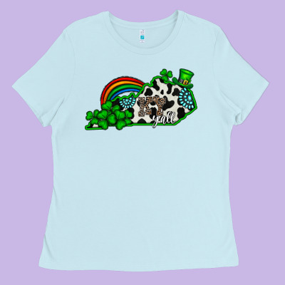 Kentucky Yall Ladies Tee Designed By Cowhidedigitalart