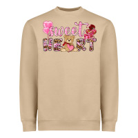 Mushroom sweetheart with bear Heavyweight Sweatshirt - NancyCooperArtShop