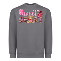 Storm sweetheart with bear Heavyweight Sweatshirt - NancyCooperArtShop