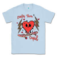 Dusty Blue cooler than cupid Classic Tee - MaliasSmallBusiness