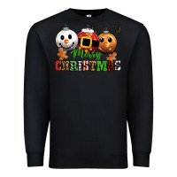 Black merry christmas Premium Sweatshirt - CowGirlArtShop