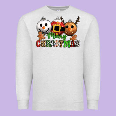 Merry Christmas Premium Sweatshirt Designed By Cowgirlartshop