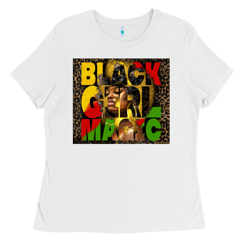 Black Girl Magic Ladies Tee by HRA Design Shop | Teevron